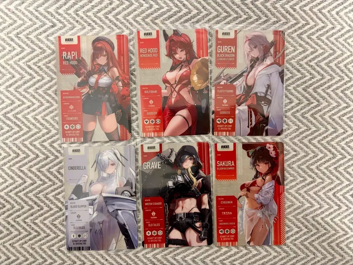 勝利の女神 NIKKE ニケ メタル パス カード 3탄 全種