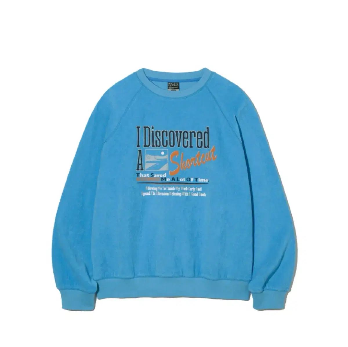 テケット teket ブルー スウェットシャツ L