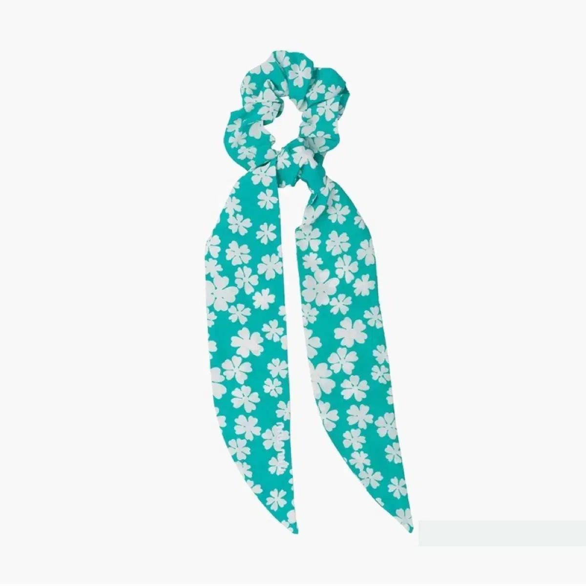 MIU ヘアバンド シュシュ スカーフ ミント COLOR