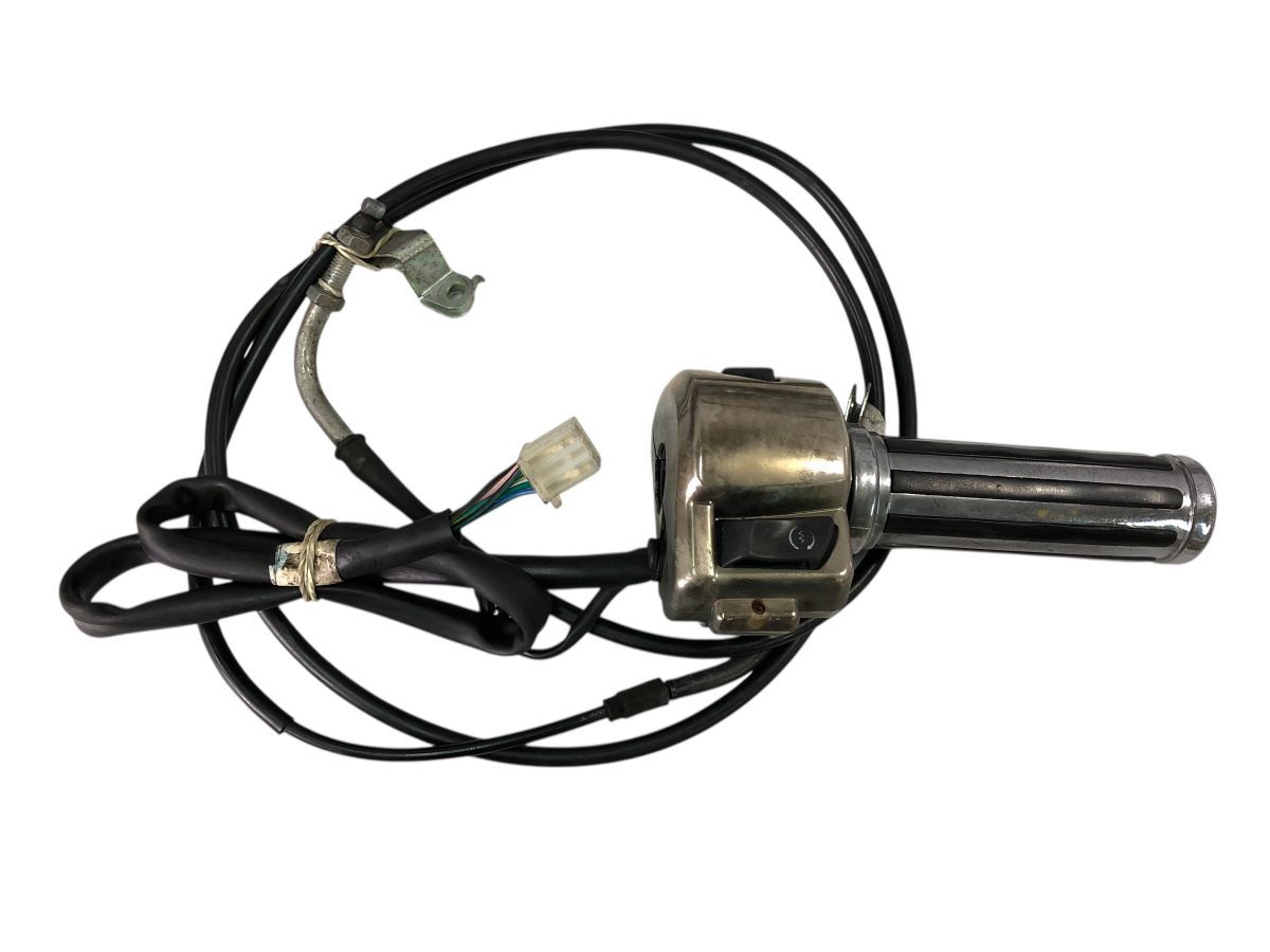 HONDA PCX 125 JF 28 社外 左右 スイッチボックス スロットルワイヤー グリップ付 品 作動OK 補修にも 2814 M 8744