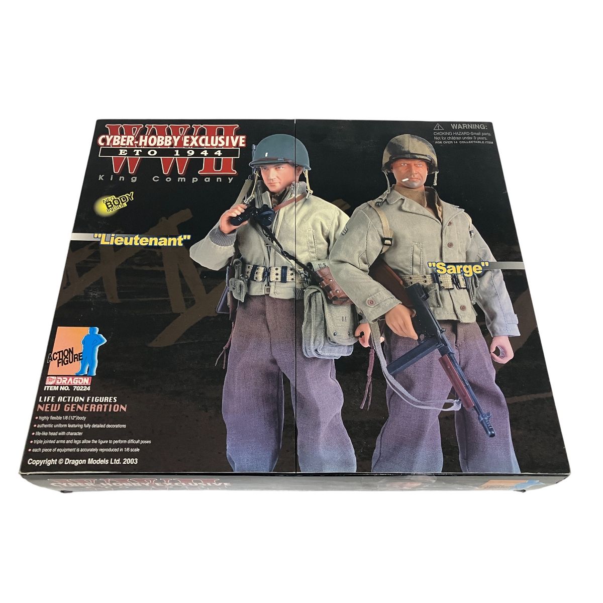 DRAGON 70224 1/6 サイバーホビー限定品 WWII ETO 1944 中尉&軍曹