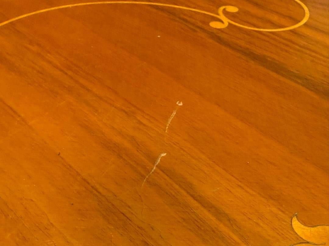 希少 象嵌 丸テーブル センターテーブル ラウンドテーブル クラシック