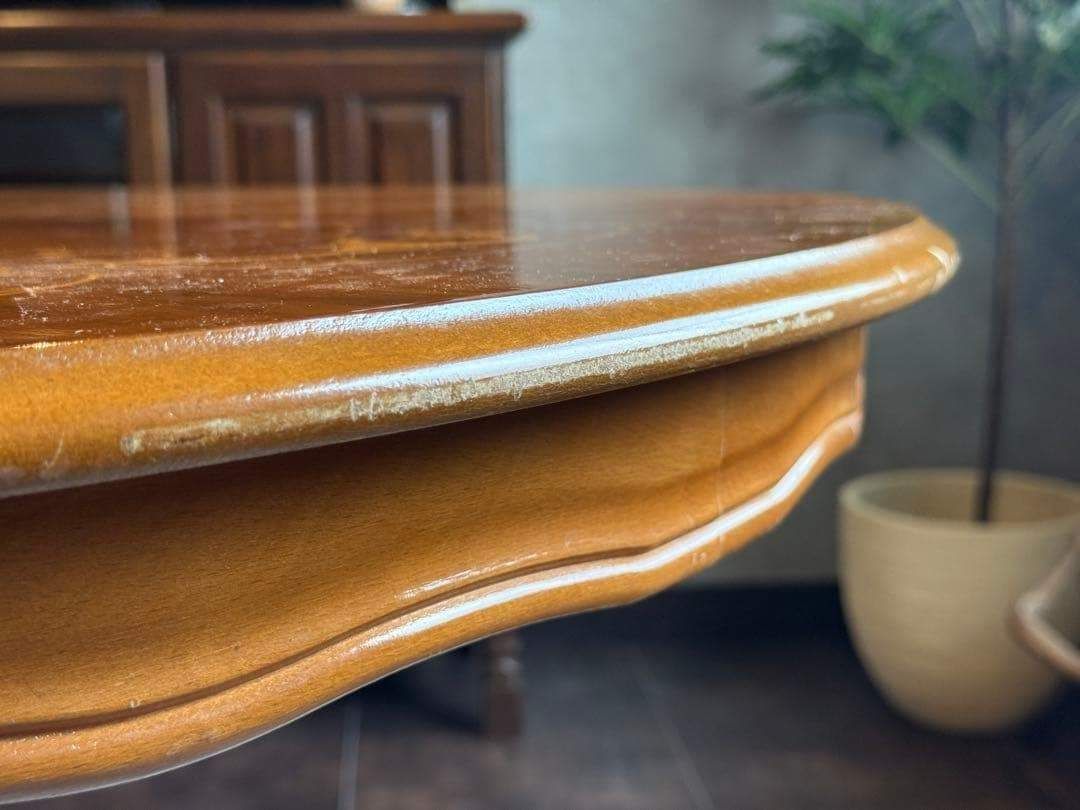 希少 象嵌 丸テーブル センターテーブル ラウンドテーブル クラシック