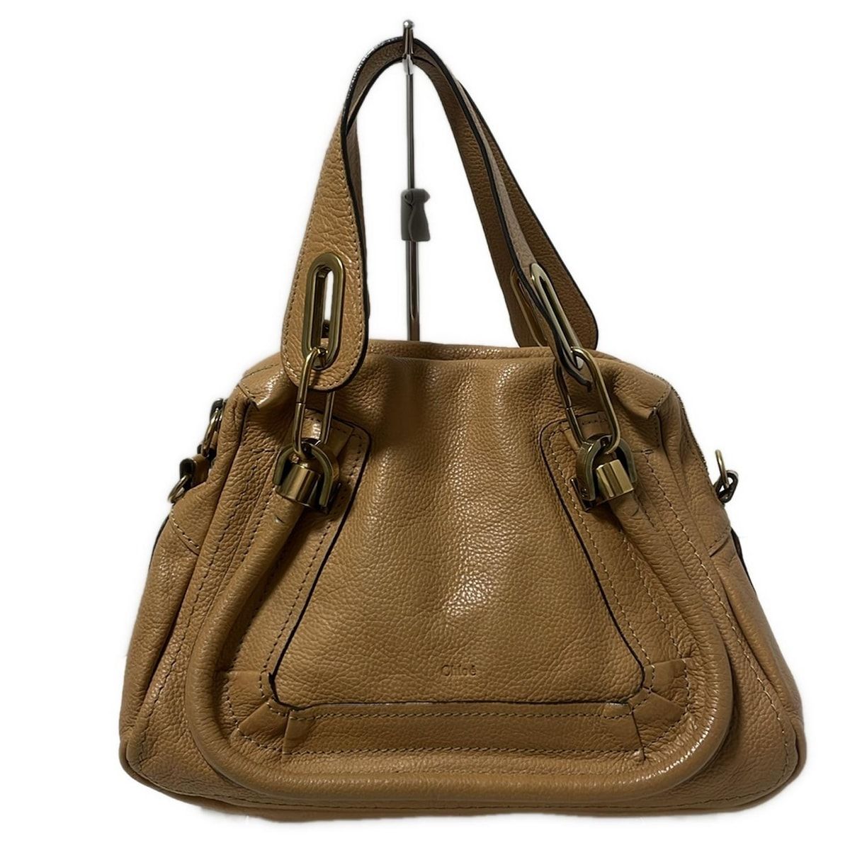 Chloe(クロエ) ハンドバッグ パラティ ライトブラウン レザー 【公式通販】