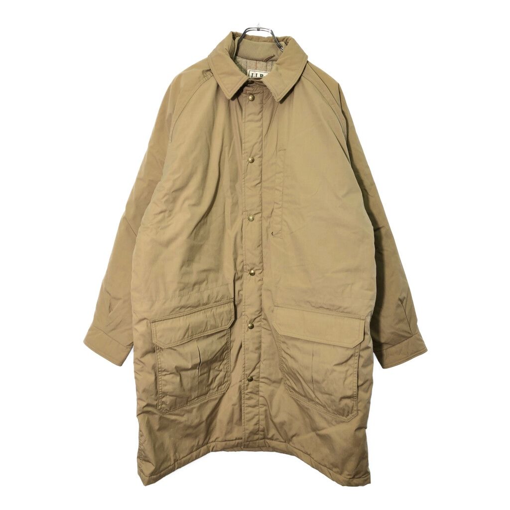 80年代 L.L.Bean エルエルビーン ストームコート アウトドア ベージュ メンズ L 古着 V 8999