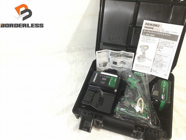HiKOKI ハイコーキ コードレスインパクトドライバ WH 18 DC 2 XPZ バッテリー 充電器 ケース付120391