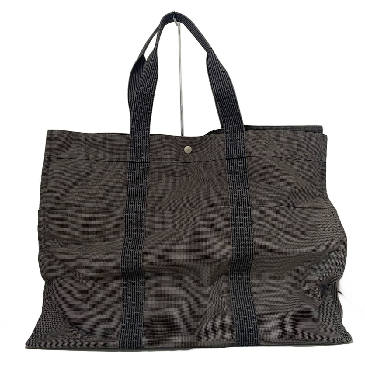 HERMES エルメス ビジネスバッグ エールラインポルトドキュマン グレー 金具 本体ロックなし