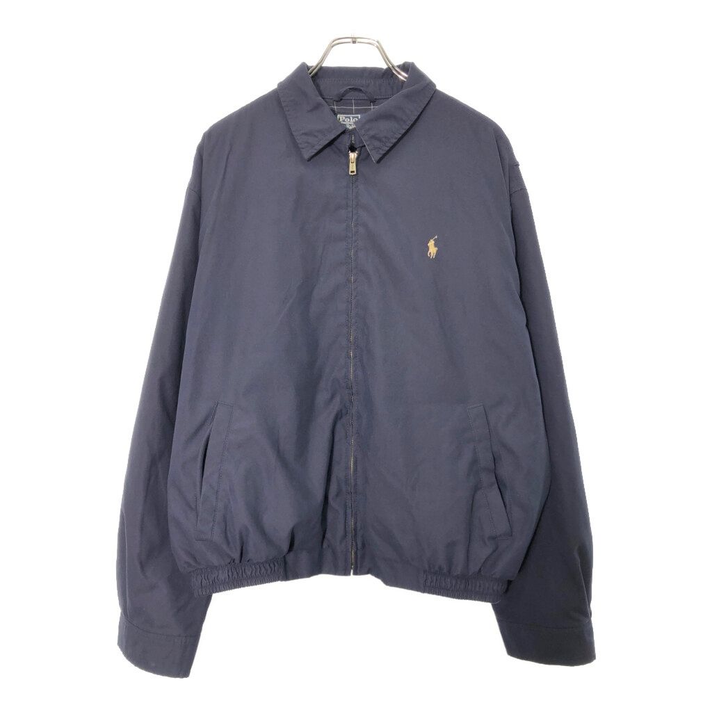 Polo by Ralph Lauren ポロ ラルフローレン スイングトップ ネイビー メンズ L 古着 V 9000