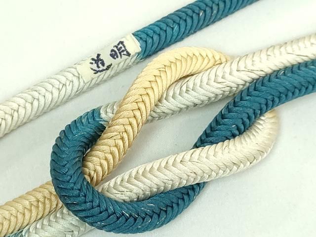 上 有職組紐道明 帯締め 奈良組 金糸 宮内庁御用 国立博物館御用 東京芸術大学御用 kh 6