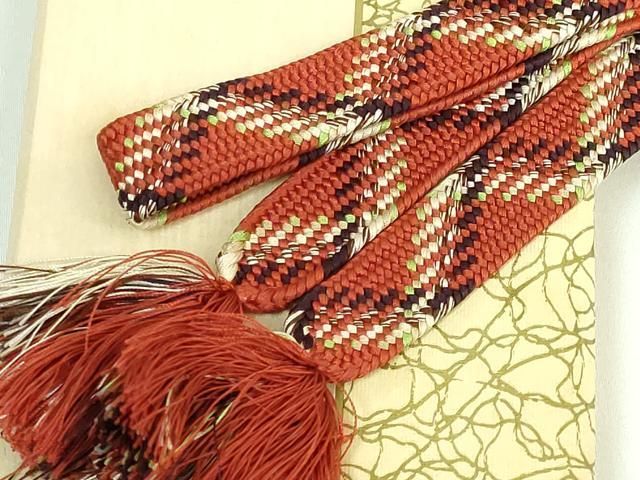 上 有職組紐道明 帯締め 高麗組 宮内庁御用 国立博物館御用 東京芸術大学御用 kh 6