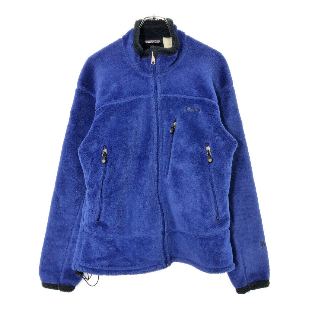 00年代 patagonia パタゴニア レギュレーター R 4 フリースジャケット アウトドア ブルー メンズ M 古着 V 9006