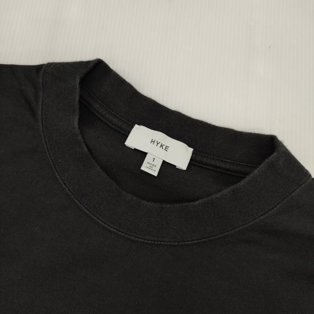 HYKE 202-12231 LONG-SLV TEE ボリュームスリーブ 長袖Tシャツ