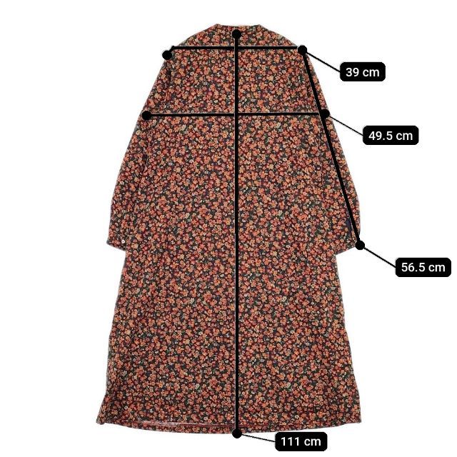 パラスパレス　タビラコ柄　フレアワンピース パラスパレス タビラコ柄 フレアワンピース