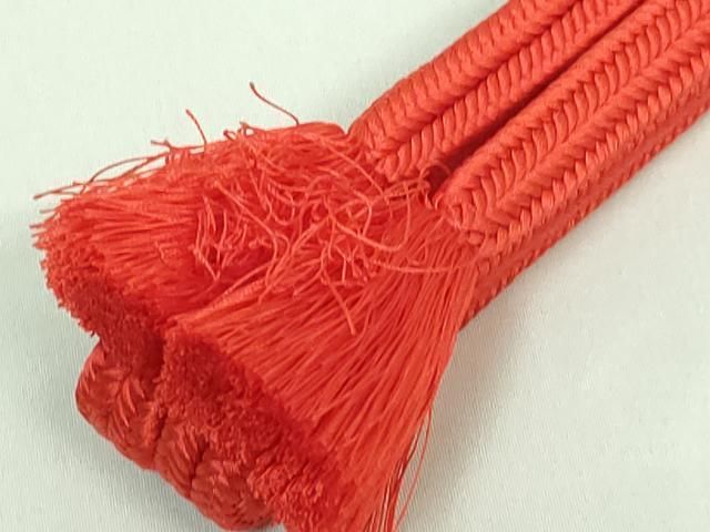  上 有職組紐道明 帯締め 冠組 朱 宮内庁御用 国立博物館御用 東京芸術大学御用 kh 6 その他 和装小物