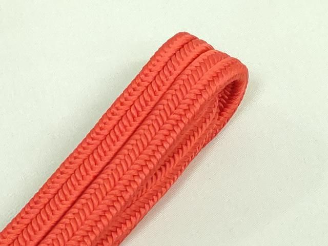 上 有職組紐道明 帯締め 冠組 朱 宮内庁御用 国立博物館御用 東京芸術大学御用 kh 6