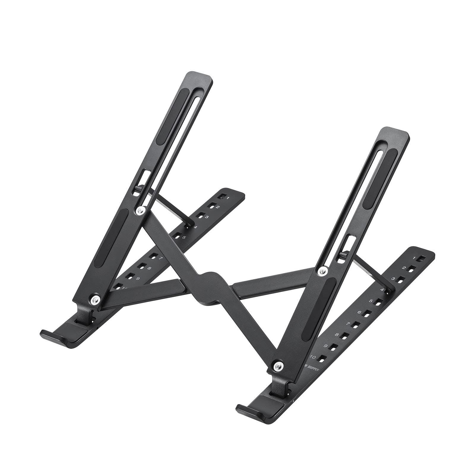 サンワサプライ タブレット用モバイルスタンド(角度調整・折りたたみタイプ) PDA-STN63BK ブラック [タブレット用]