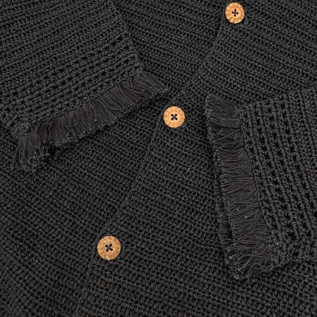 45R/45rpm インディゴバスケットハンドニットジャケット 定価79200円