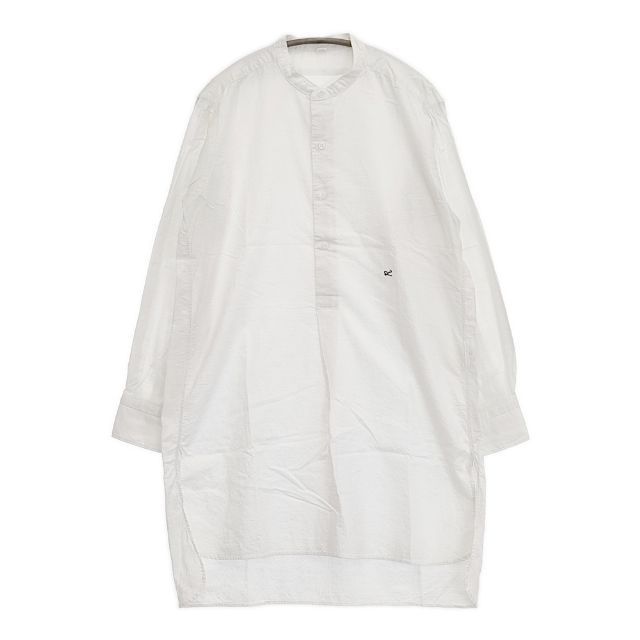 45 R rpm ハケ目のグーグーシャツ 定価28600円 コットン プルオーバー チュニック ホワイト レディース フォーティーファイブアールピーエム 5 1204 M∞