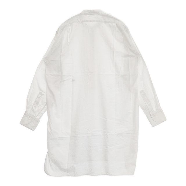 45 R rpm ハケ目のグーグーシャツ 定価28600円 コットン プルオーバー チュニック ホワイト レディース フォーティーファイブアールピーエム 5-1204 M∞