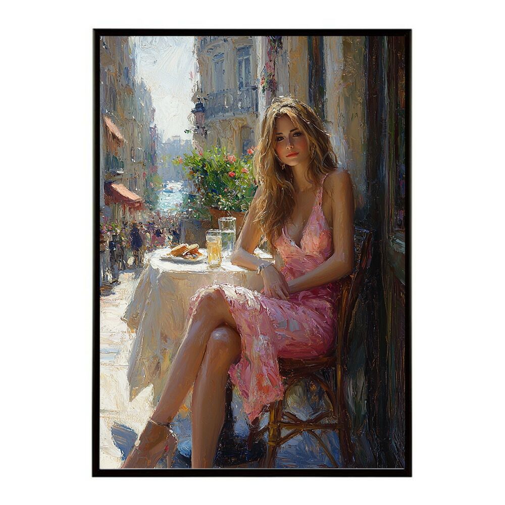 A2サイズ（約42x59cm）】【lm-poster-2842】【フレーム付き】カフェに