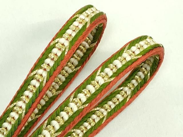 上 有職組紐道明 帯締め 新源氏組 金糸 宮内庁御用 国立博物館御用 東京芸術大学御用 kh 6