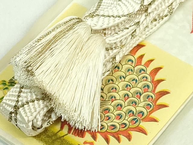 平和屋本店○極上 有職組紐道明 帯締め 唐組 金糸 宮内庁御用 国立