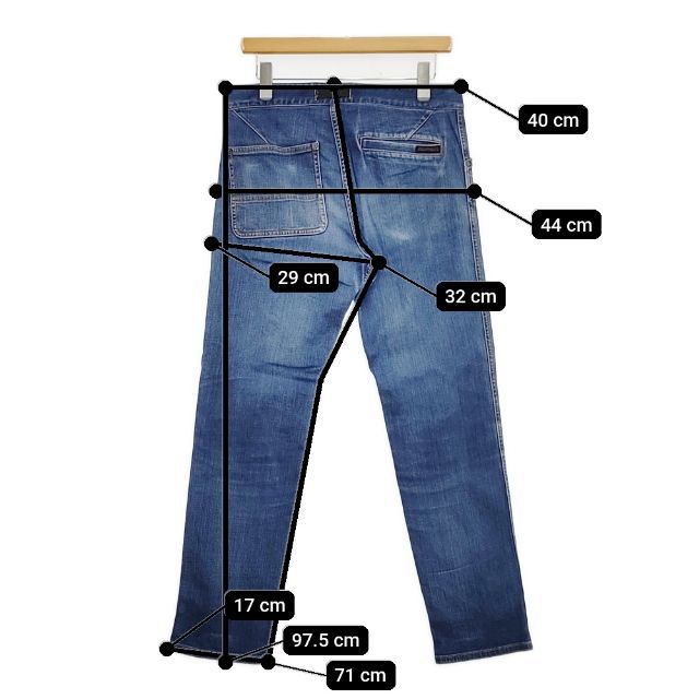 Gramicci Mt.Design 3776別注 クライミングパンツ デニムパンツ ブルー