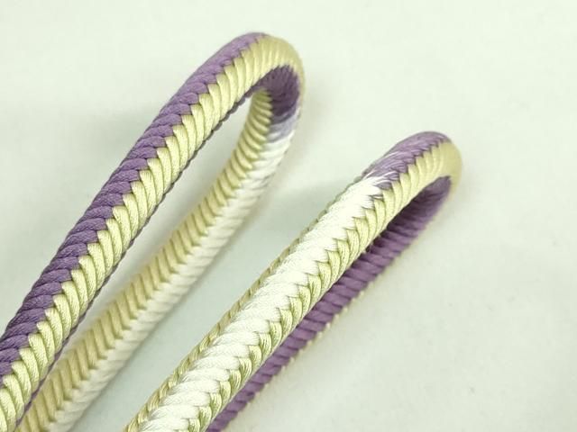 上 有職組紐道明 帯締め 奈良組 宮内庁御用 国立博物館御用 東京芸術大学御用 kh 6