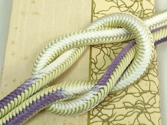 上 有職組紐道明 帯締め 奈良組 宮内庁御用 国立博物館御用 東京芸術大学御用 kh 6