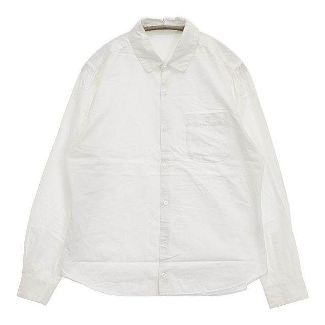 ミナペルホネン　laboratory ランドリー　シャツ　長袖　ホワイト　38 ミナペルホネン laboratory ランドリー シャツ 長袖 ホワイト 38 ミナ