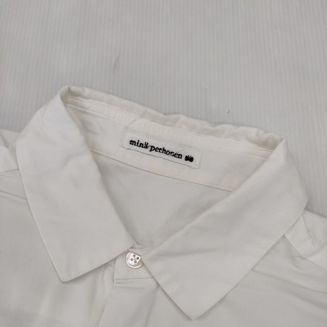 mina perhonen call us1117h コットン サイズL 長袖シャツ ホワイト