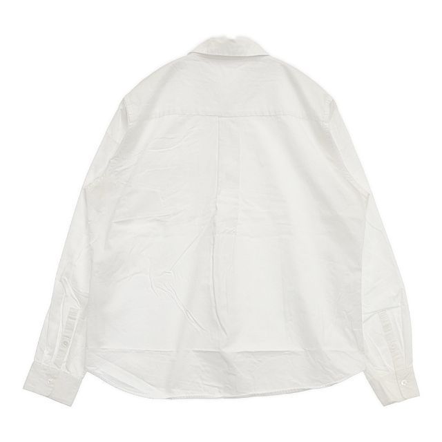 ミナペルホネン　メンズ　シャツ　Lサイズ　nami mina perhonen call us1117h コットン サイズL 長袖シャツ ホワイト