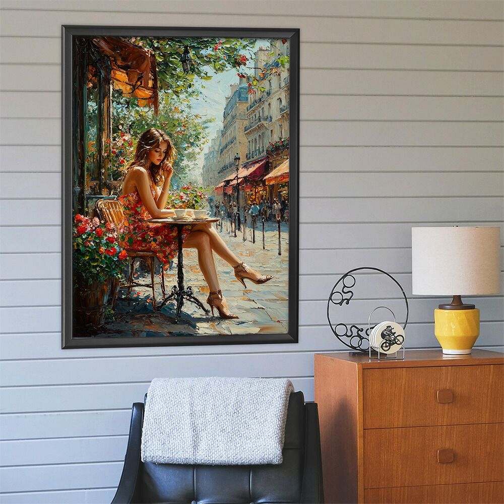 B2サイズ（約51x73cm）】【lm-poster-2850】【フレーム付き】カフェに