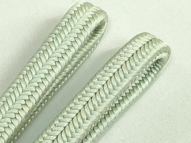 上 有職組紐道明 帯締め 冠組 若緑 宮内庁御用 国立博物館御用 東京芸術大学御用 kh 6