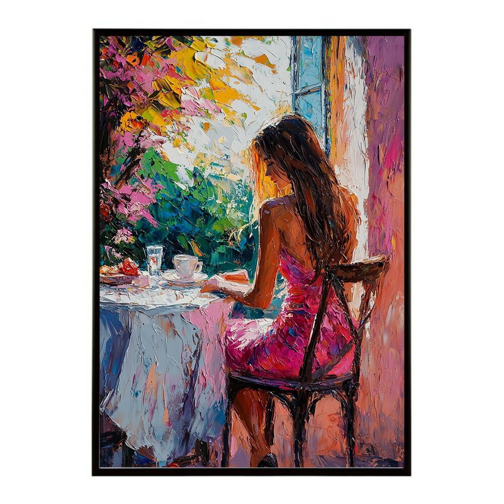 A1サイズ（約59x84cm）】【lm-poster-2855】【フレーム付き】カフェに