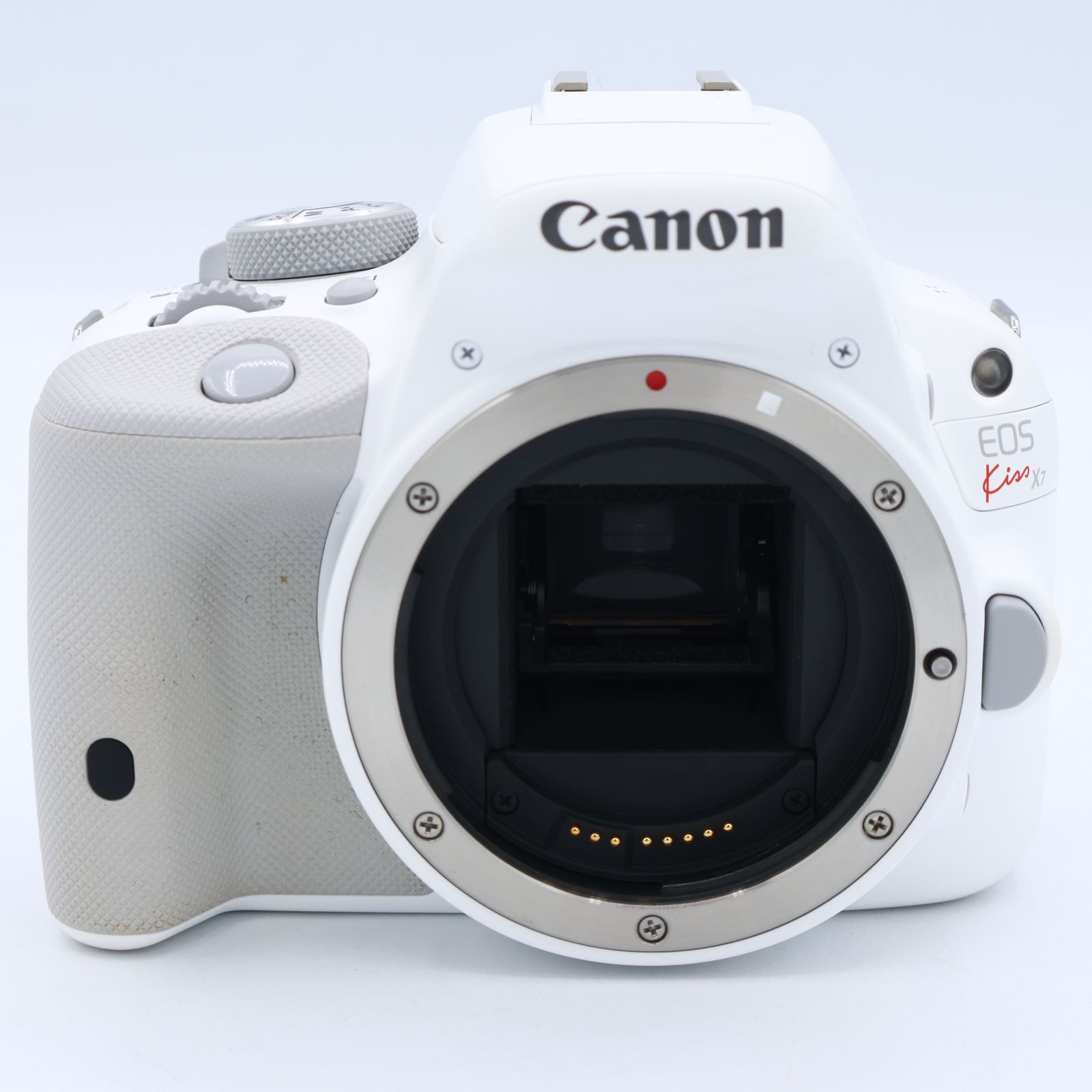シャッター回数：2501回】Canon キヤノン EOS Kiss X7 ホワイト ダブル