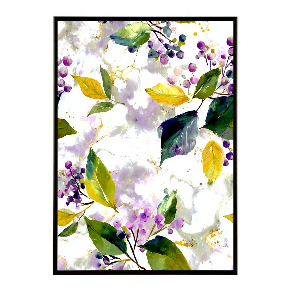 A3サイズ（約30×42cm）】【lm-poster-286】【フレーム付き】フラワー