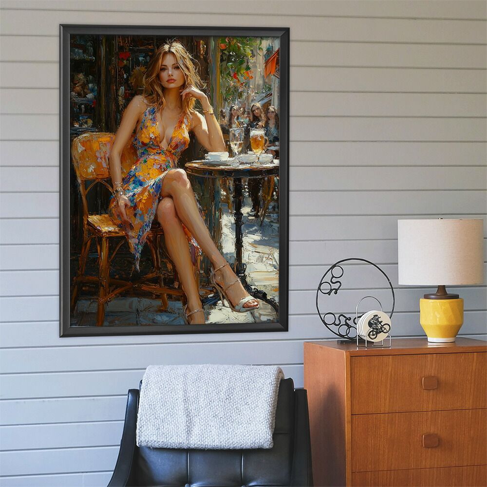 A2サイズ（約42x59cm）】【lm-poster-2866】【フレーム付き】カフェに