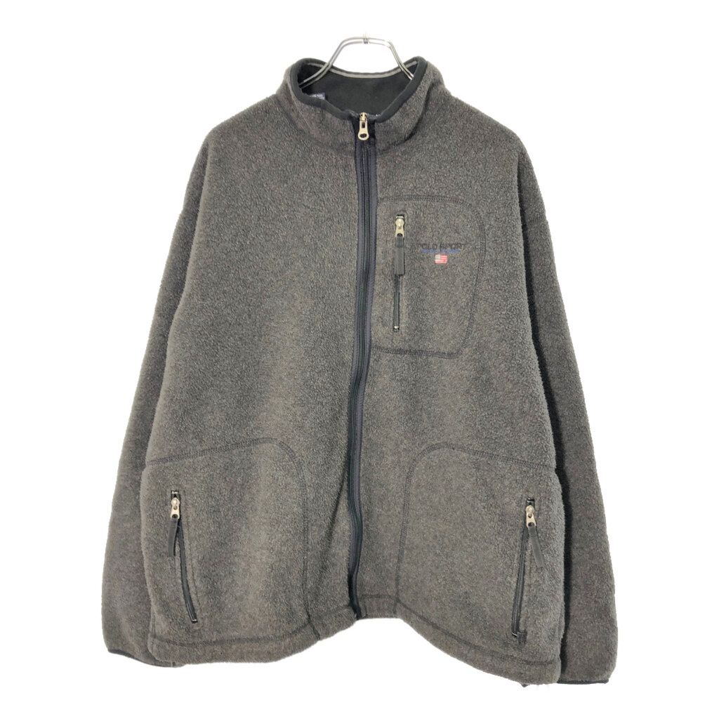 90年代 POLO SPORT ポロスポーツ ラルフローレン フリースジャケット グレー メンズ XL 古着 V 9008