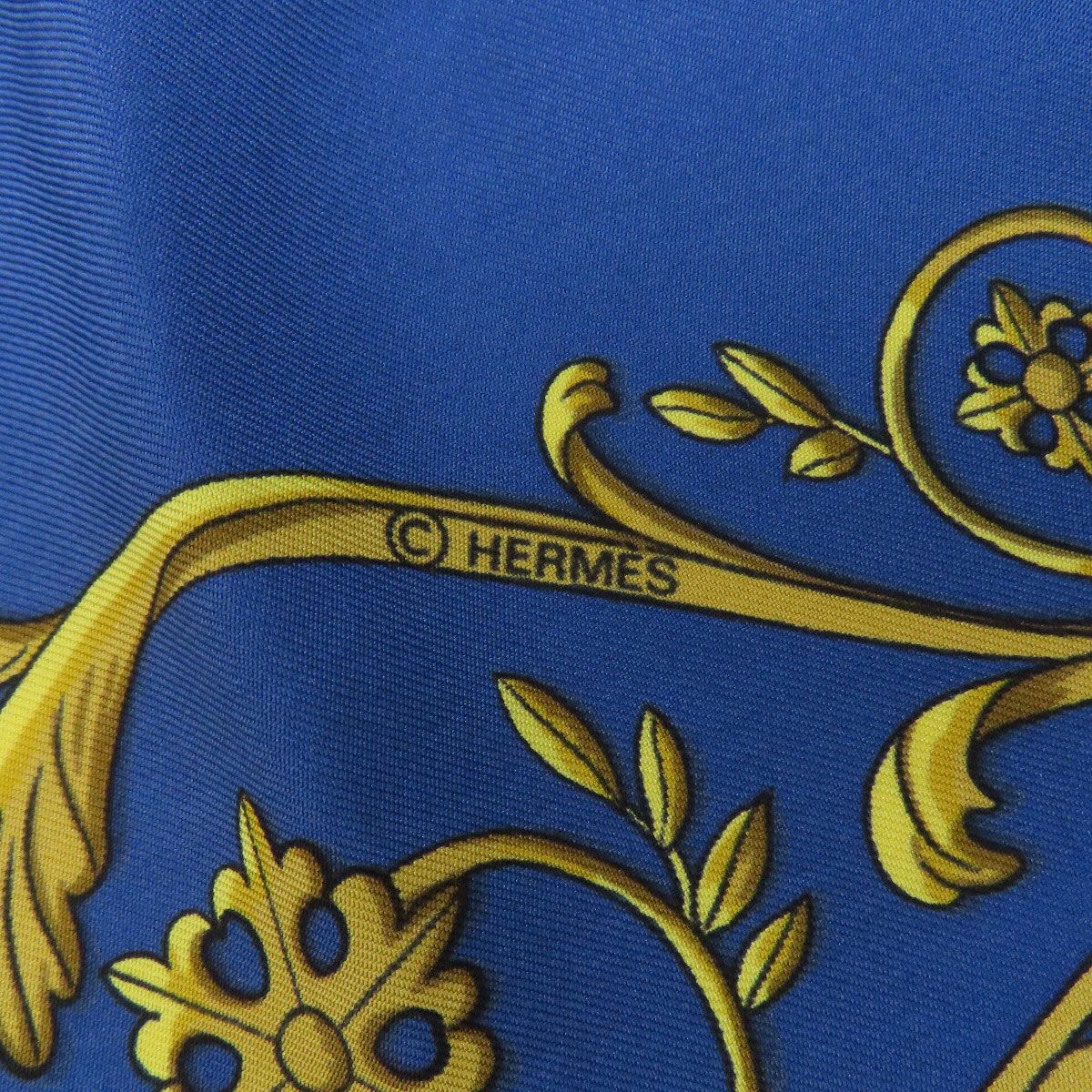 HERMES エルメス カレ90 ロンシャンへの散歩 スカーフ シルク