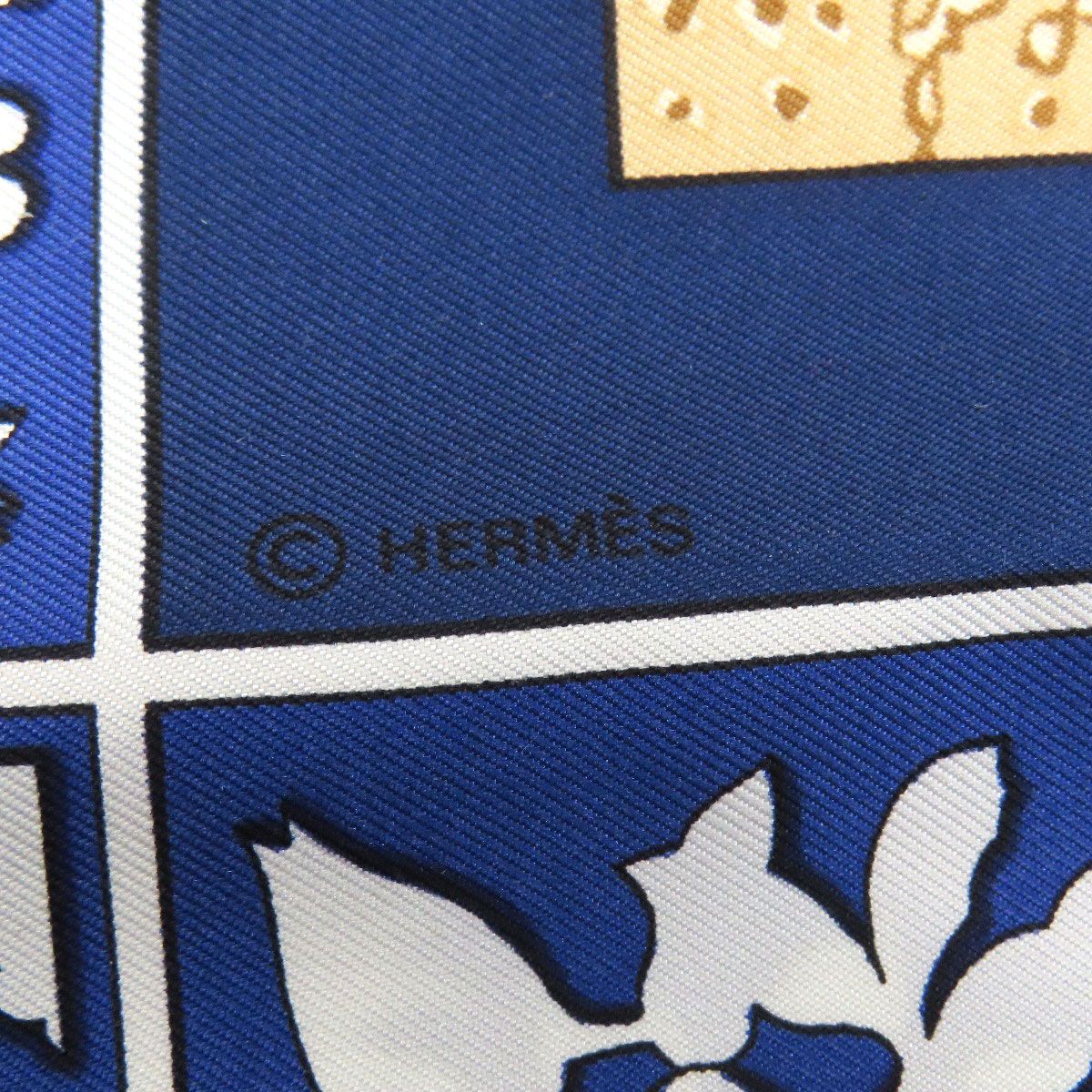 HERMES エルメス カレ90 古き良きアメリカ スカーフ シルク レディース