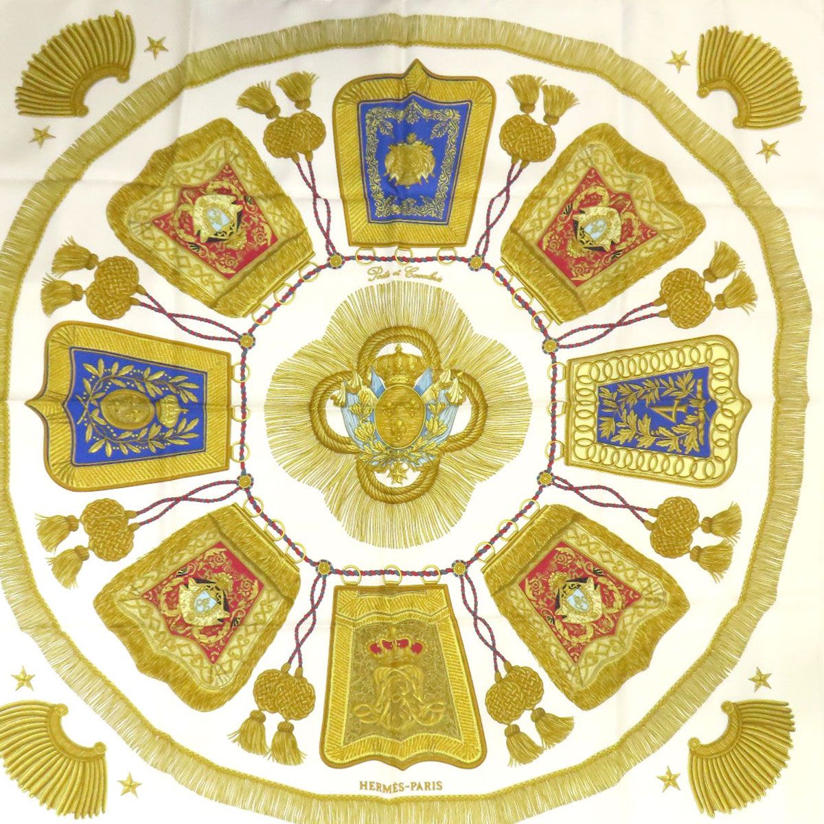 HERMES エルメス カレ90 サーベル飾袋 スカーフ シルク レディース