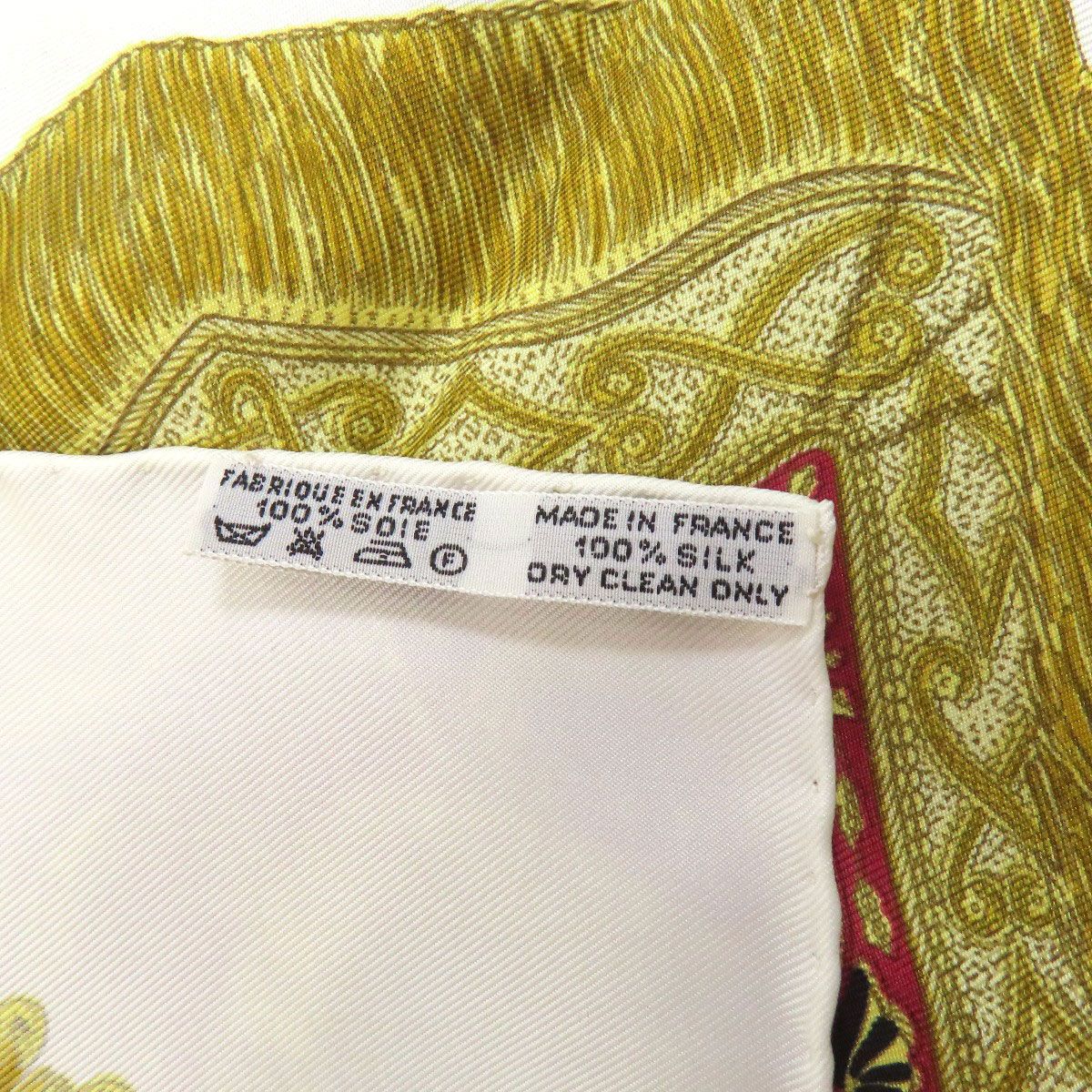  HERMES エルメス カレ90 サーベル飾袋 スカーフ シルク レディース バンダナ スカーフ 小物