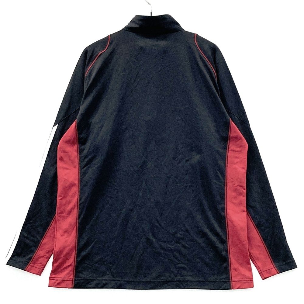 サイズ：M ADIDAS GOLF アディダスゴルフ ハーフジップ 長袖Tシャツ