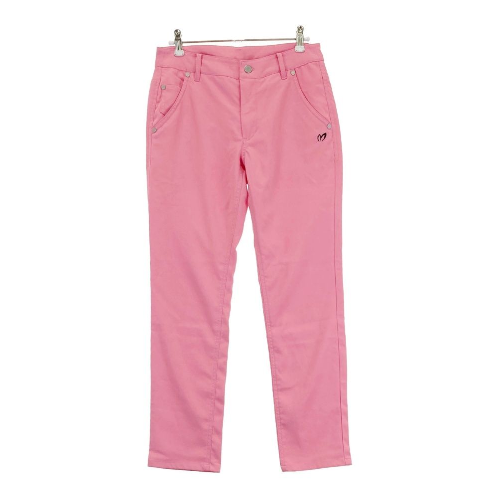 サイズ 0 MASTER BUNNY EDITION マスターバニーエディション ストレッチパンツ ピンク系 ゴルフウェア レディース ストスト