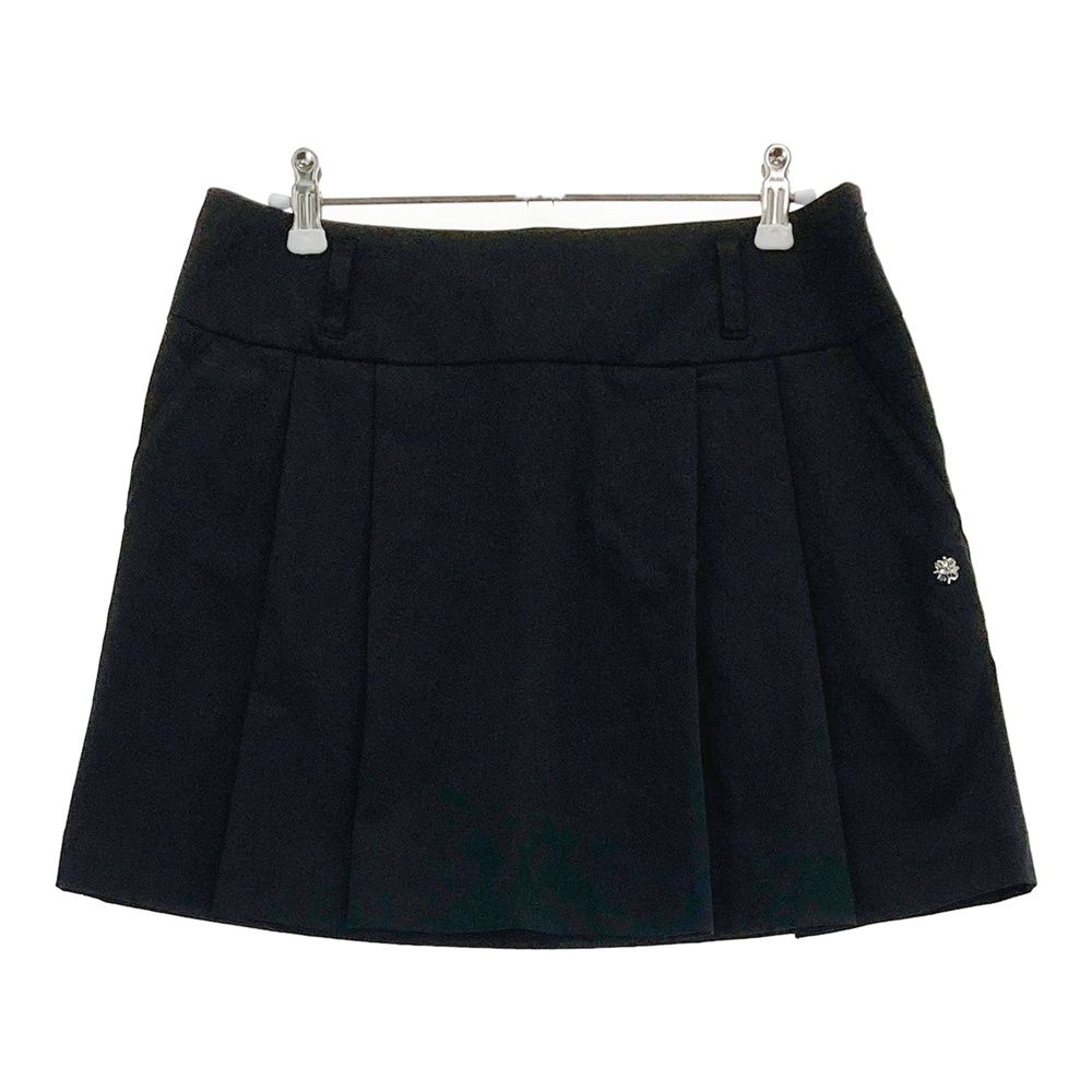 サイズ L ST ANDREWS セントアンドリュース モデル プリーツスカート ブラック系 ゴルフウェア レディース ストスト