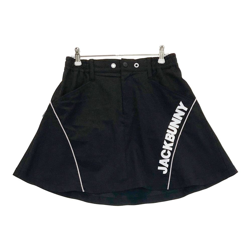 美品★JACK BUNNY ★インナー付 ロゴ入りストレッチスカート★サイズ1 サイズ：2 JACK BUNNY ジャックバニー 2023年モデル インナー付