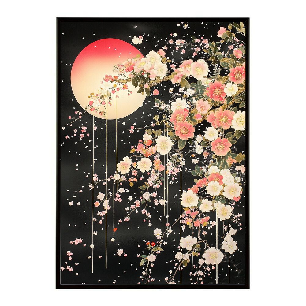 妄想代理人 ポスター B2サイズ B2サイズ（約51x73cm）】【lm-poster-3098】【フレーム付き】和柄