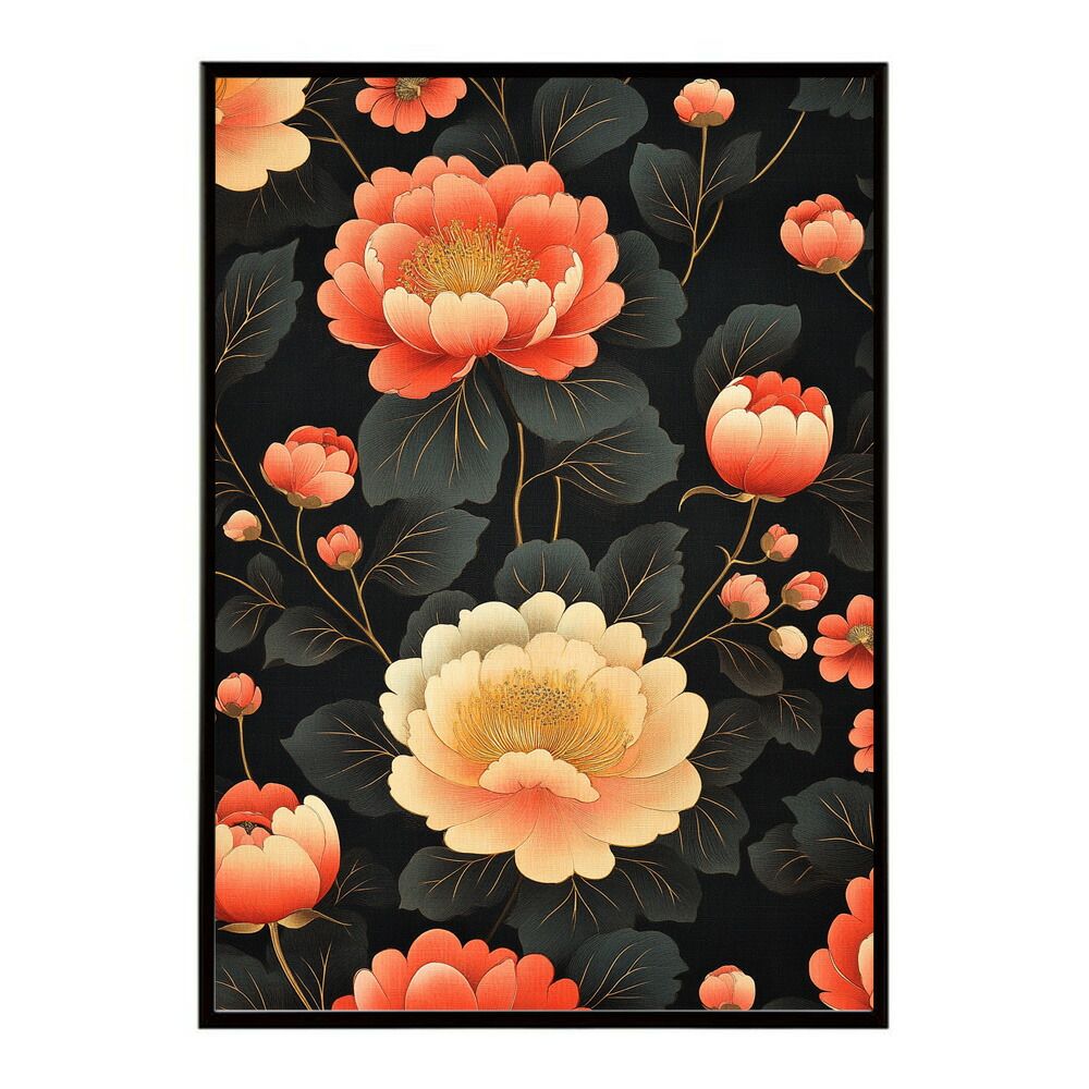 確認用画像です!! B2サイズ（約51x73cm）】【lm-poster-2949】【フレーム付き】和柄
