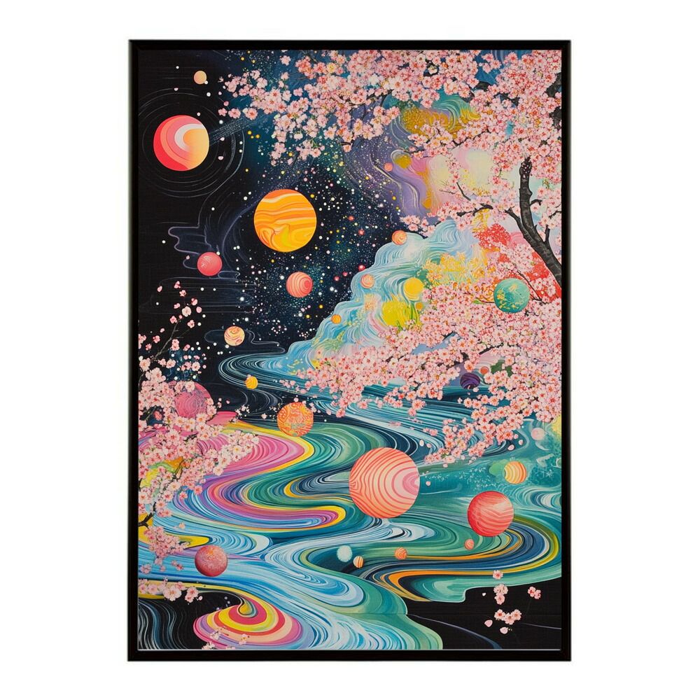 B3サイズ（約36x51cm）】【lm-poster-2963】【フレーム付き】和柄